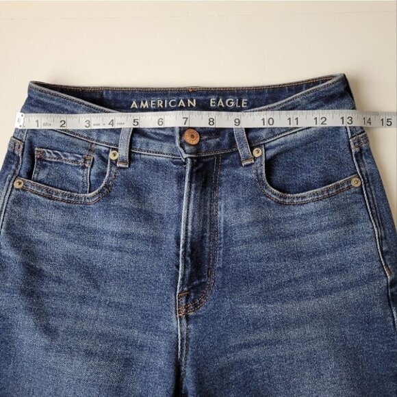 𝅺american Eagle Mom Jeans 00 - Picture 9 of 12